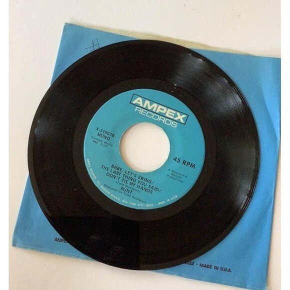 Runt - Baby Let’s Swing & We Gotta Get You A Woman 45 Record - Picture 2 of 3